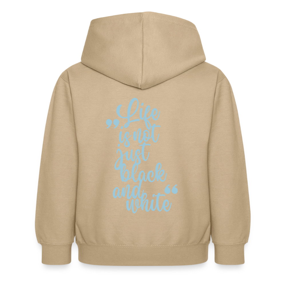 LiNBW. Crew Hoodie Life is not just black and white Edition Blue - LiNBW.