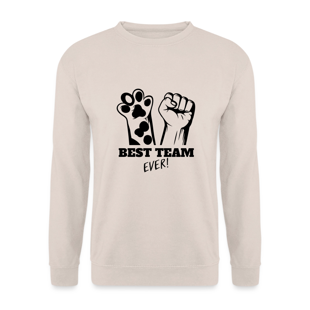 Best Team Ever Classic Pullover Black Edition - Sand