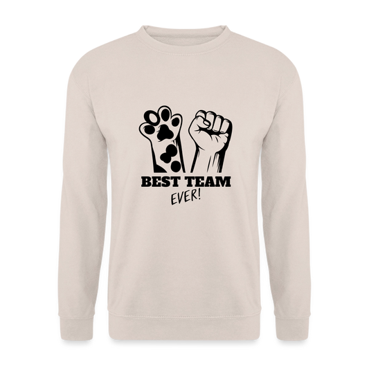 Best Team Ever Classic Pullover Black Edition - Sand