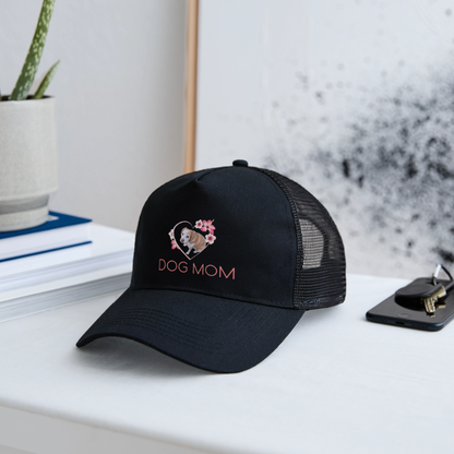 Luna´s Trucker Cap DOG MOM - Schwarz/Schwarz