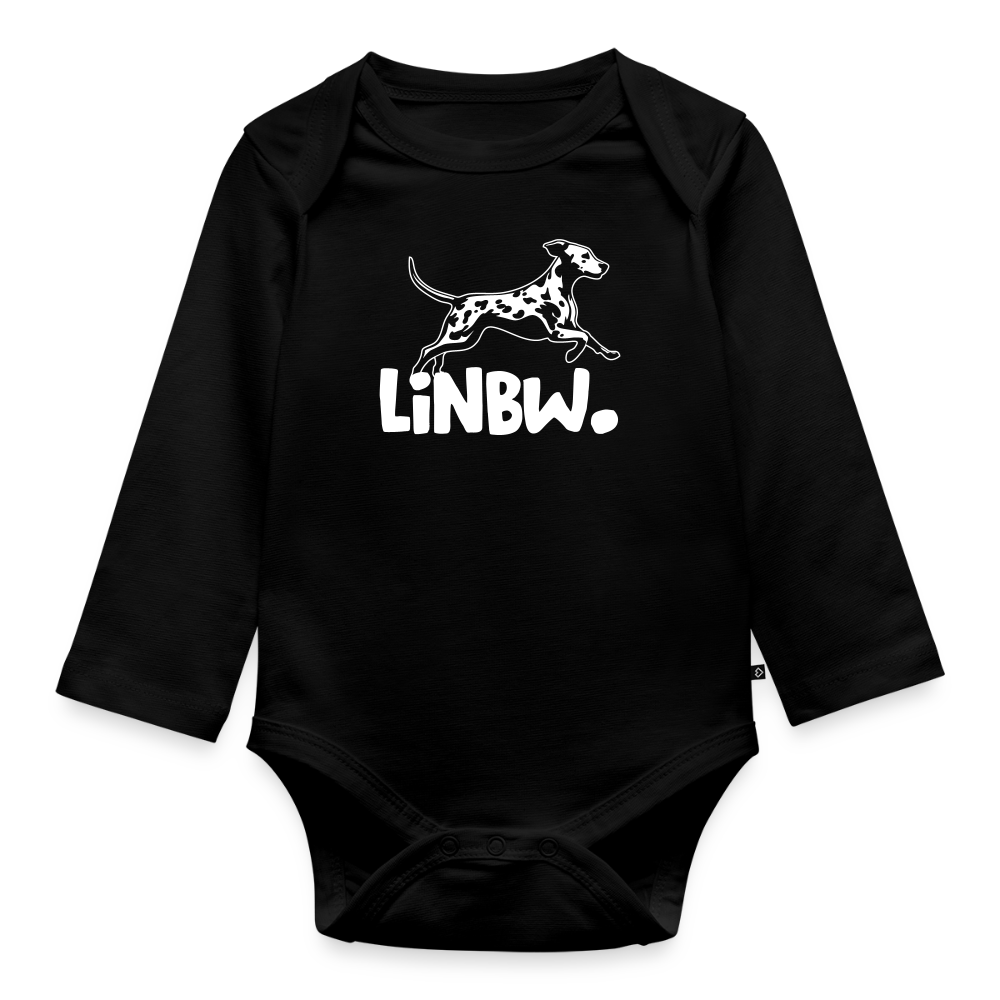 LiNBW. Langarm-Body White Edition - Schwarz