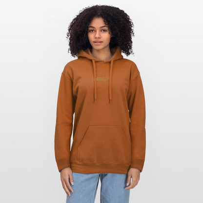 LiNBW. Crew Hoodie Brown Edition Life is not just black and white - Athletic Orange