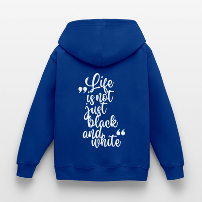 LiNBW. Crew Hoodie Life is not just black and white Edition White - LiNBW.