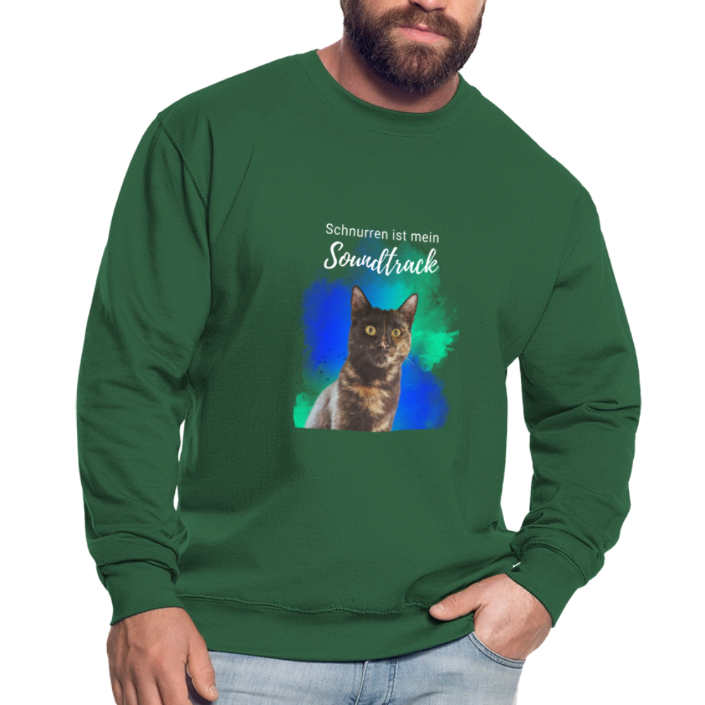 Nala's Classic Pullover Schnurren ist mein Soundtrack White Edition - Grün