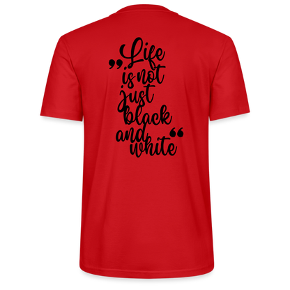 LiNBW. Unisex T-Shirt Premium Crew Black Edition Life is not just black and white - LiNBW.