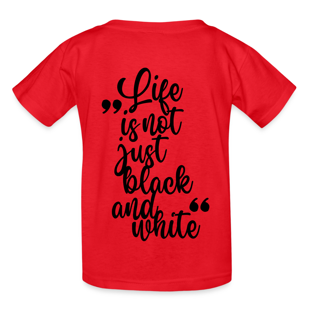 LiNBW. Crew T-Shirt Black Edition Life is not just black and white - LiNBW.