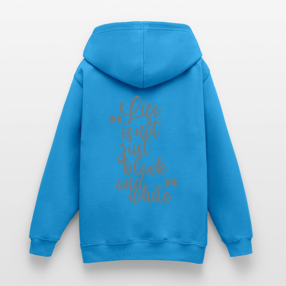 LiNBW. Crew Hoodie Life is not just black and white Edition Grey - LiNBW.