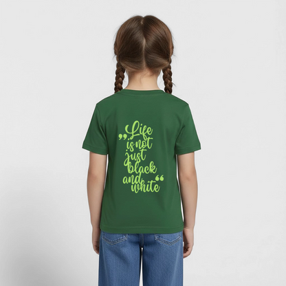 LiNBW. Crew T-Shirt Green Edition Life is not just black and white - LiNBW.