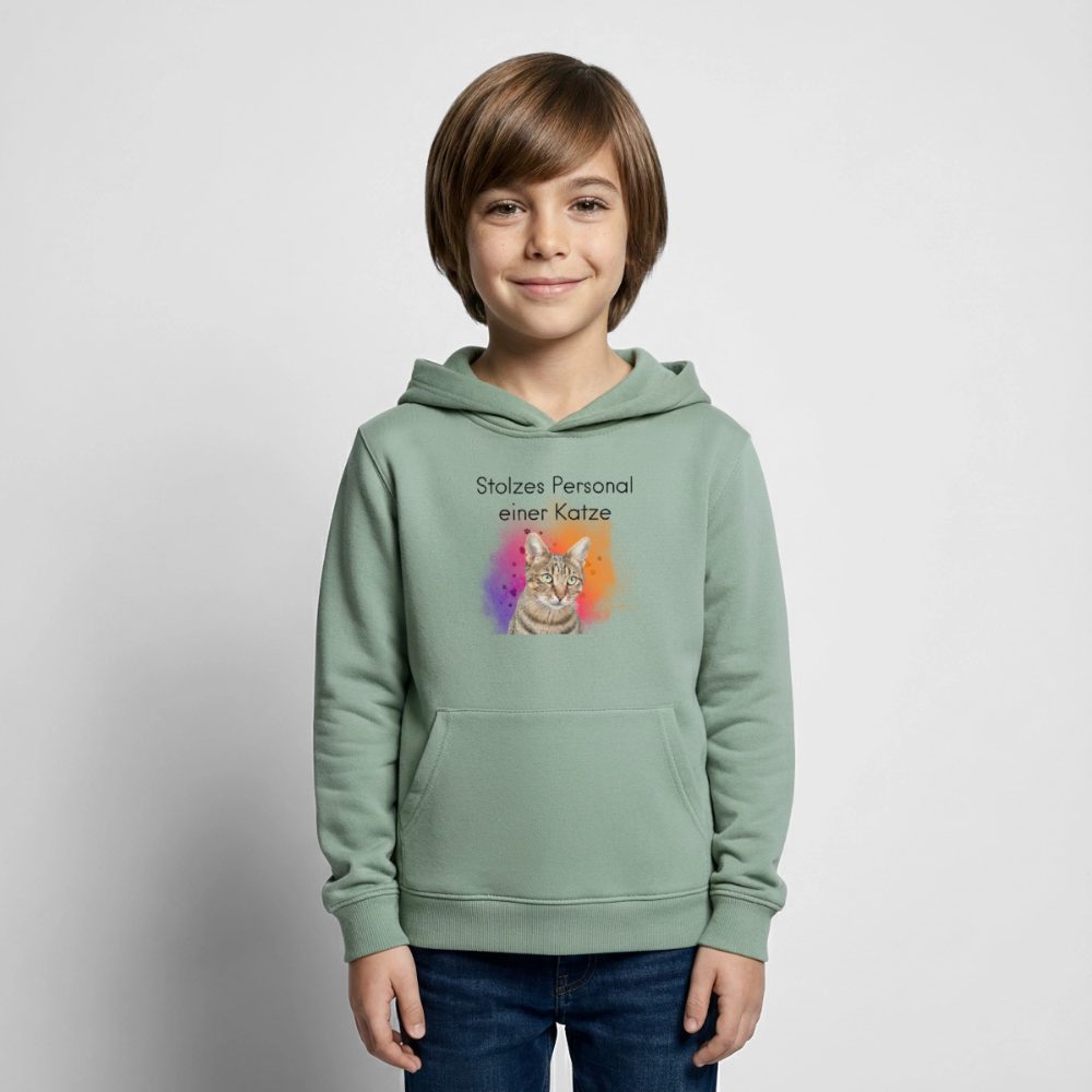 Pedro's Hoodie Stolzes Personal einer Katze Black Edition - LiNBW.