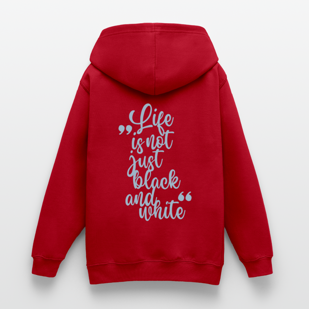 LiNBW. Crew Hoodie Life is not just black and white Edition Blue - LiNBW.