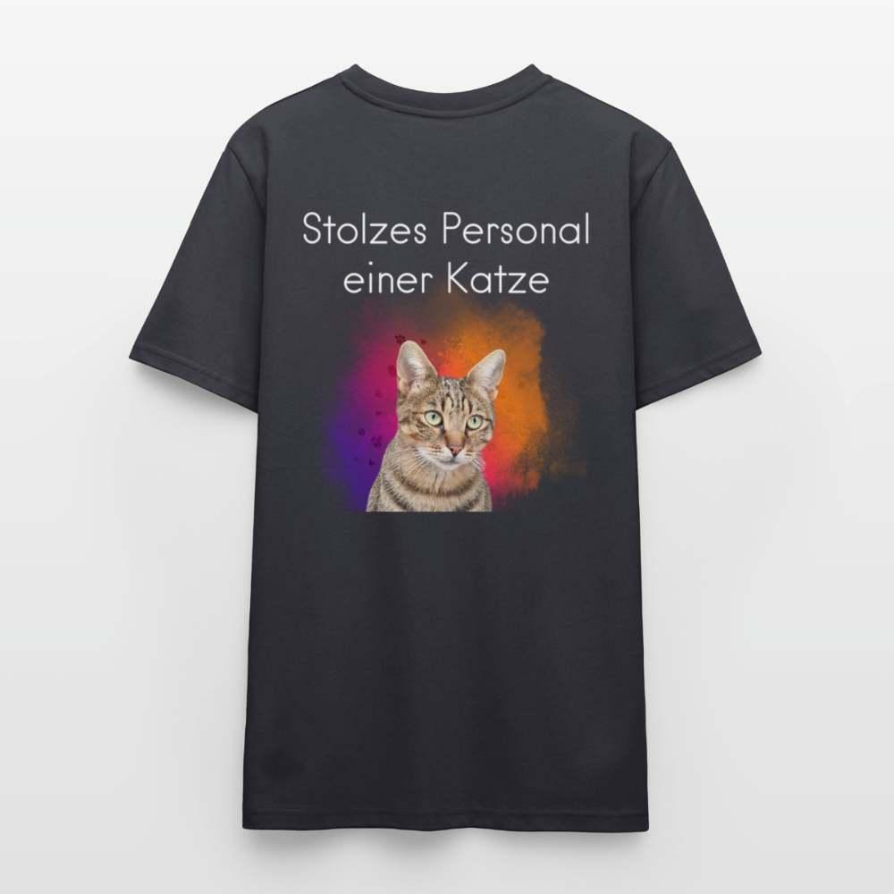 Pedro's Unisex T-Shirt Premium CAT DAD White Edition Stolzes Personal einer Katze - LiNBW.