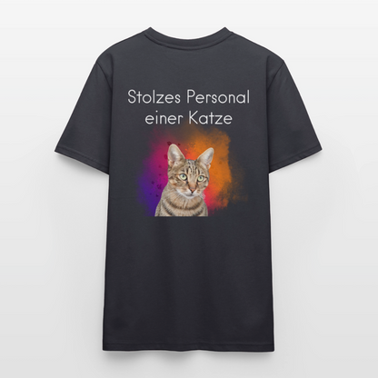 Pedro's Unisex T-Shirt Premium CAT DAD White Edition Stolzes Personal einer Katze - LiNBW.