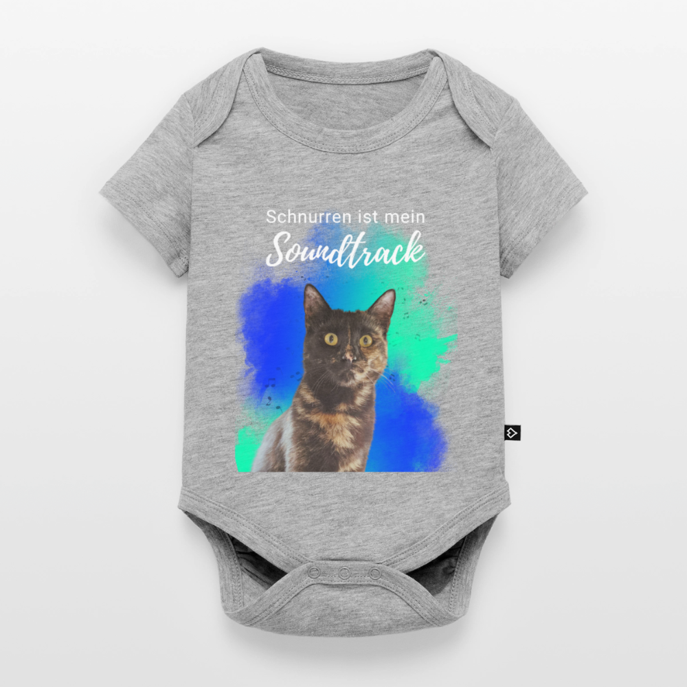 Nala´s Kurzarm-Body Schnurren ist mein Soundtrack White Edition - LiNBW.