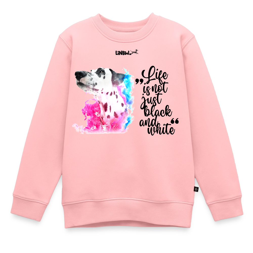 Boa's Pullover Splash Life is not just black and white Edition Black - Rosa