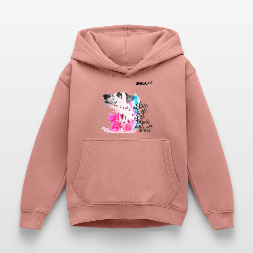 Boa's Hoodie Splash Life is not just black and white Edition Black - LiNBW.