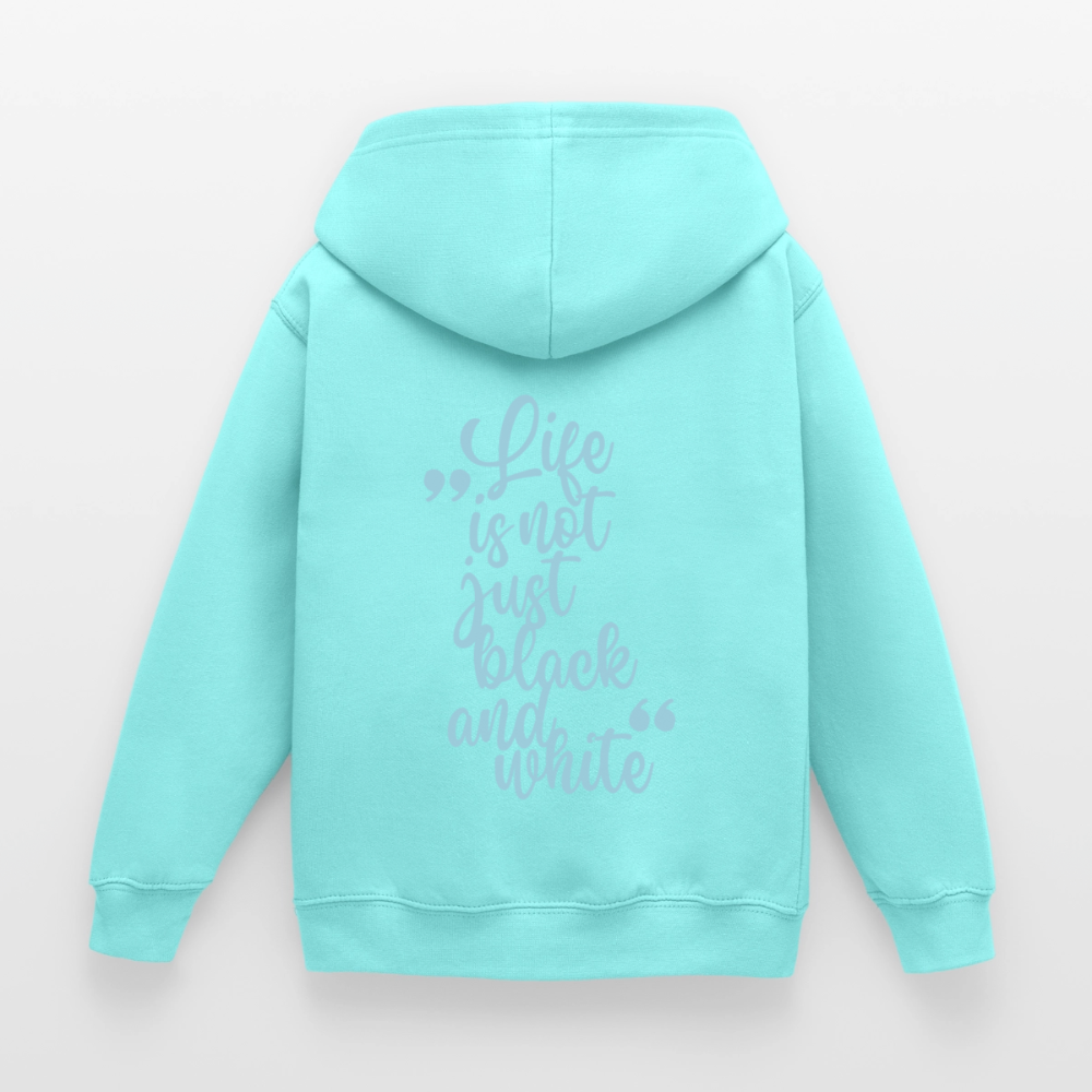 LiNBW. Crew Hoodie Life is not just black and white Edition Blue - LiNBW.
