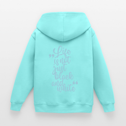 LiNBW. Crew Hoodie Life is not just black and white Edition Blue - LiNBW.