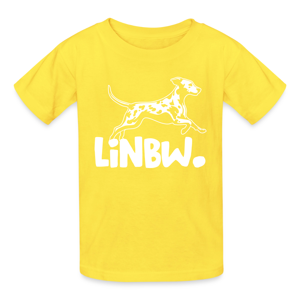 LiNBW. T-Shirt White Edition - Gelb