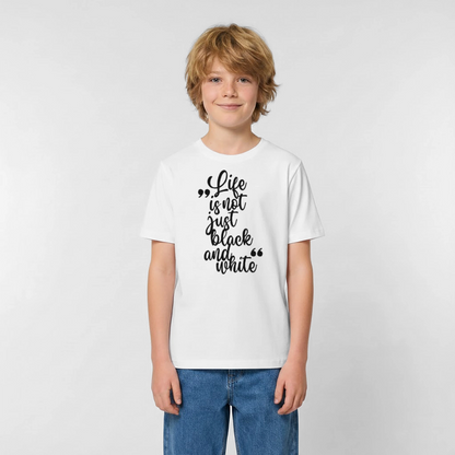 Life is not just black and white T-Shirt Black Edition - LiNBW.