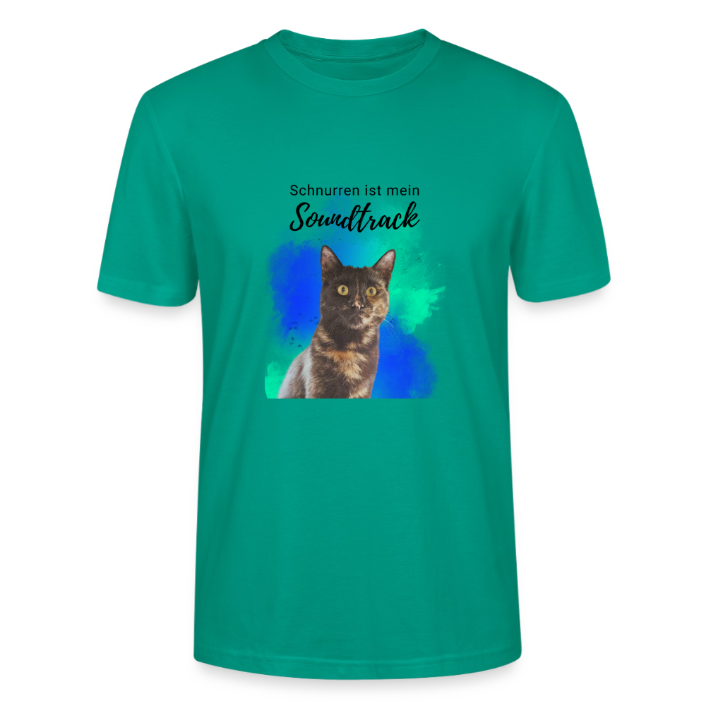 Nala's Unisex T-Shirt Premium Schnurren ist mein Soundtrack Black Edition - Blaugrün