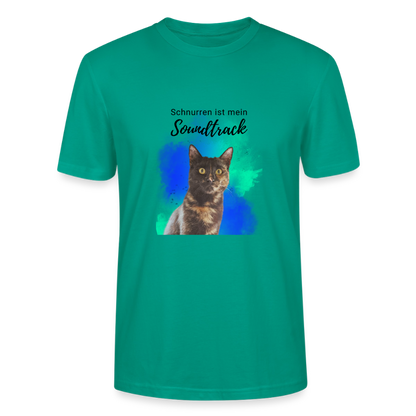 Nala's Unisex T-Shirt Premium Schnurren ist mein Soundtrack Black Edition - Blaugrün