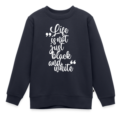 Life is not just black and white Pullover White Edition - LiNBW.