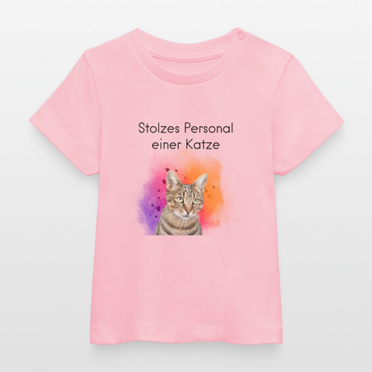 Pedro's T-Shirt Stolzes Personal einer Katze Black Edition - LiNBW.