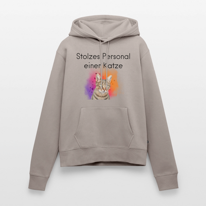 Pedro's Hoodie Stolzes Personal einer Katze Black Edition - Taupe