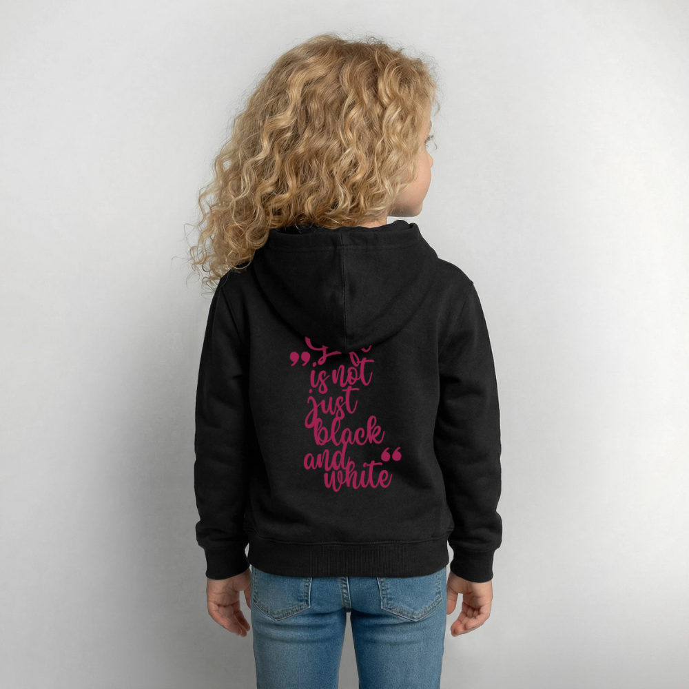 LiNBW. Crew Hoodie Life is not just black and white Edition Pink - LiNBW.