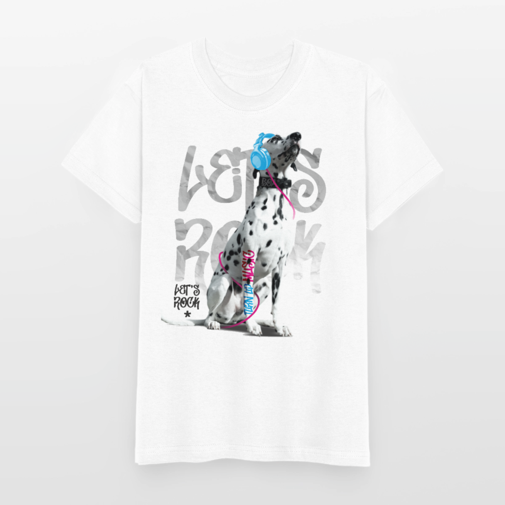 Boa's T-Shirt Let's Rock - Weiß