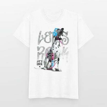 Boa's T-Shirt Let's Rock - Weiß