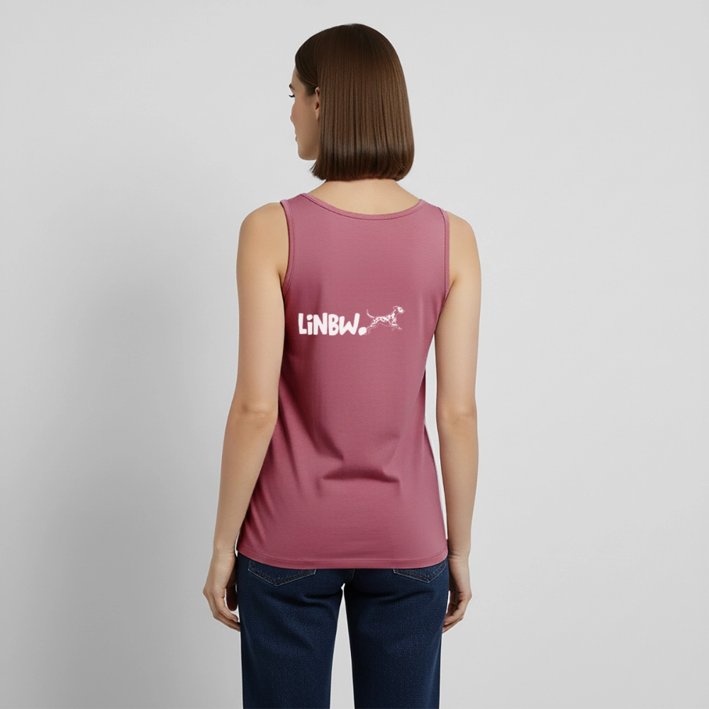 Life is not just black and white Tank Top Premium LiNBW. White Edition - Mauve