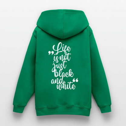 LiNBW. Crew Hoodie Life is not just black and white Edition White - LiNBW.