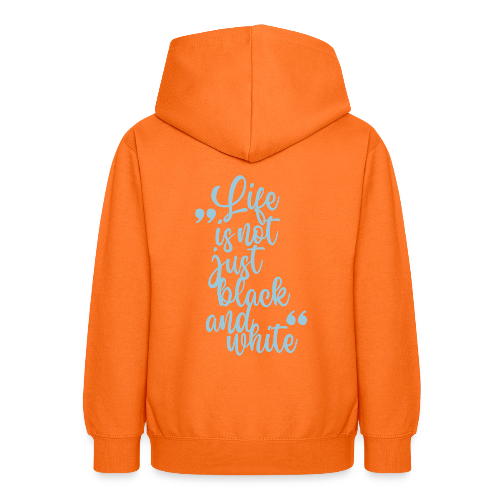 LiNBW. Crew Hoodie Life is not just black and white Edition Blue - LiNBW.
