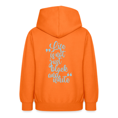LiNBW. Crew Hoodie Life is not just black and white Edition Blue - LiNBW.