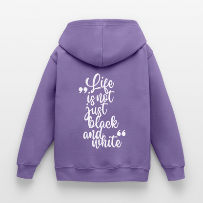 LiNBW. Crew Hoodie Life is not just black and white Edition White - LiNBW.