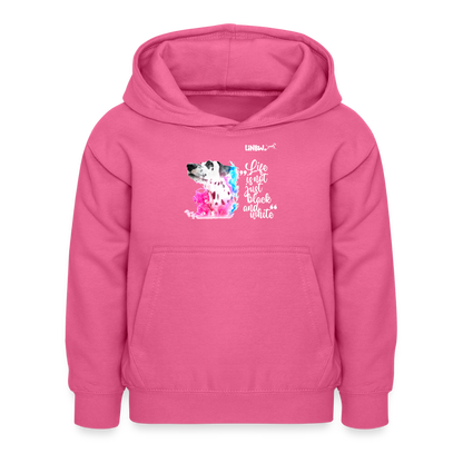 Boa's Hoodie Splash Life is not just black and white Edition White - Pink