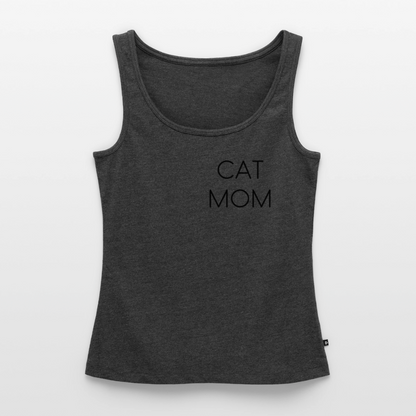 Pedro´s Tank Top Premium Stolzes Personal einer Katze CAT MOM Black Edition - Anthrazit meliert
