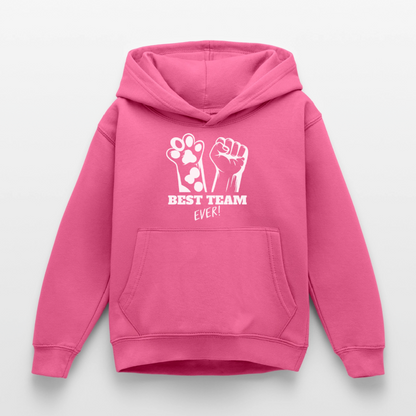 Best Team Ever  Hoodie White Edition - Pink