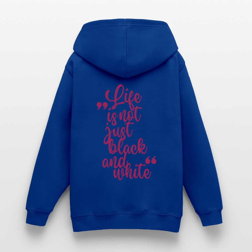 LiNBW. Crew Hoodie Life is not just black and white Edition Pink - LiNBW.