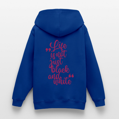 LiNBW. Crew Hoodie Life is not just black and white Edition Pink - LiNBW.
