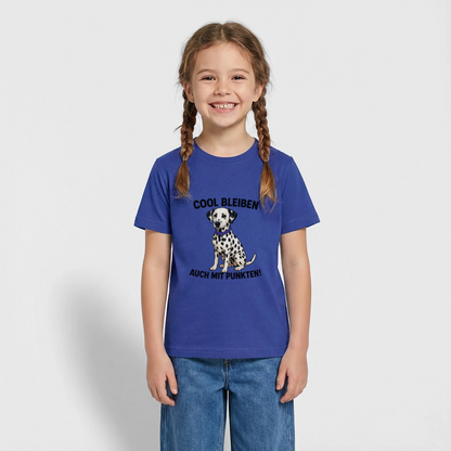 Davina's T-Shirt Cool bleiben auch mit Punkten - Royalblau