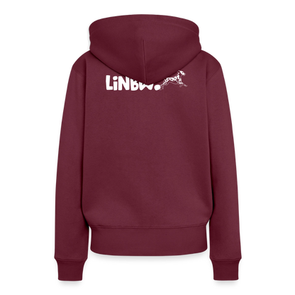 Life is not just black and white Hoodie White Edition - Burgunderrot