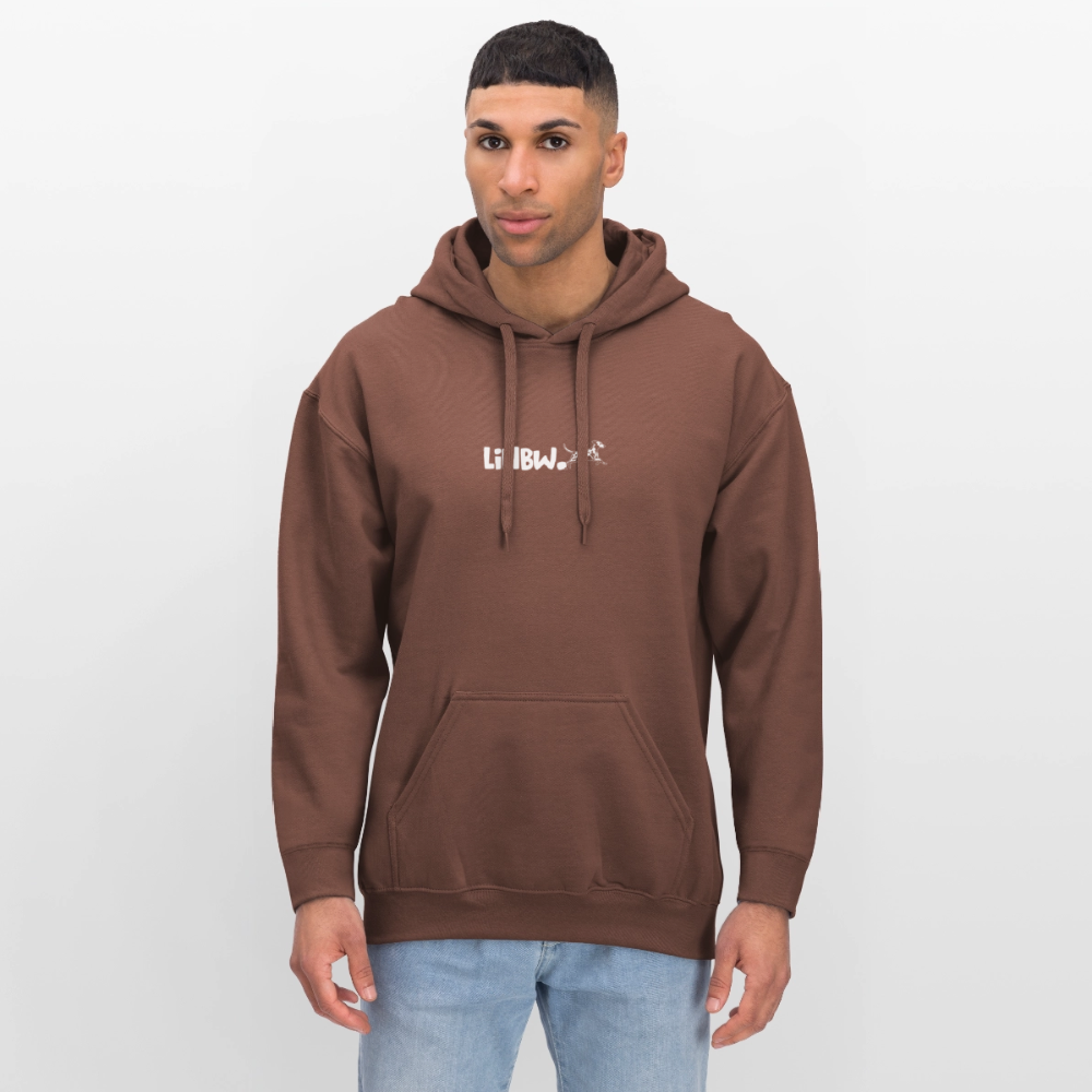 LiNBW. Crew Hoodie White Edition Life is not just black and white - Kakao