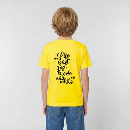 LiNBW. Crew T-Shirt Black Edition Life is not just black and white - LiNBW.