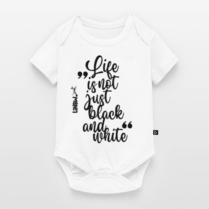 Life is not just black and white Kurzarm-Body Black Edition - LiNBW.