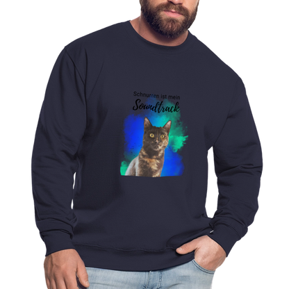 Nala's Classic Pullover Schnurren ist mein Soundtrack Black Edition - Navy
