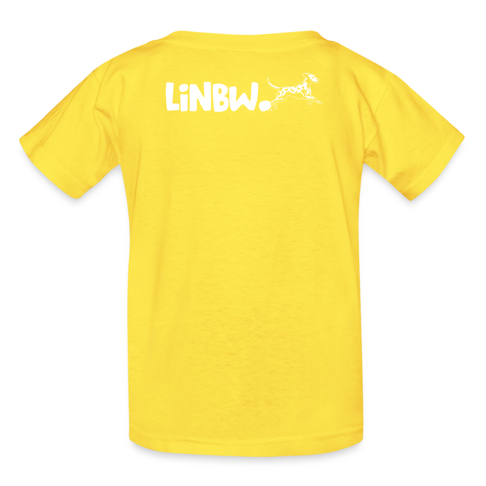 Life is not just black and white T-Shirt White Edition - Gelb