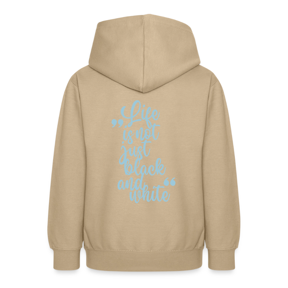 LiNBW. Crew Hoodie Life is not just black and white Edition Blue - LiNBW.