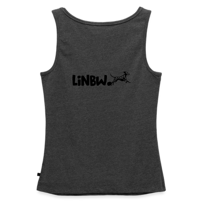 Life is not just black and white Tank Top Premium LiNBW. Black Edition - Anthrazit meliert